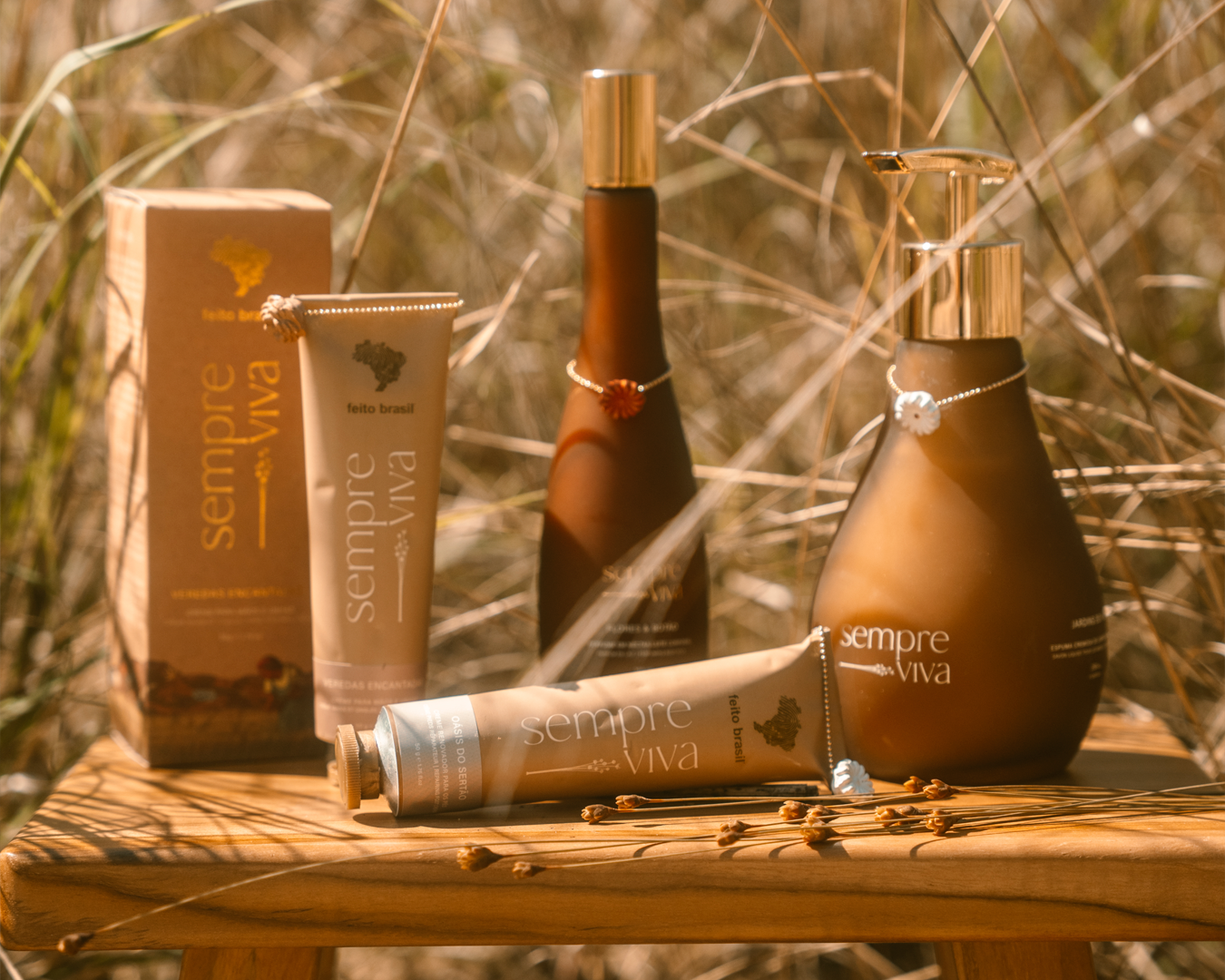 Ritual de Sempre-Viva: cuidados com a pele no outono com a feito brasil