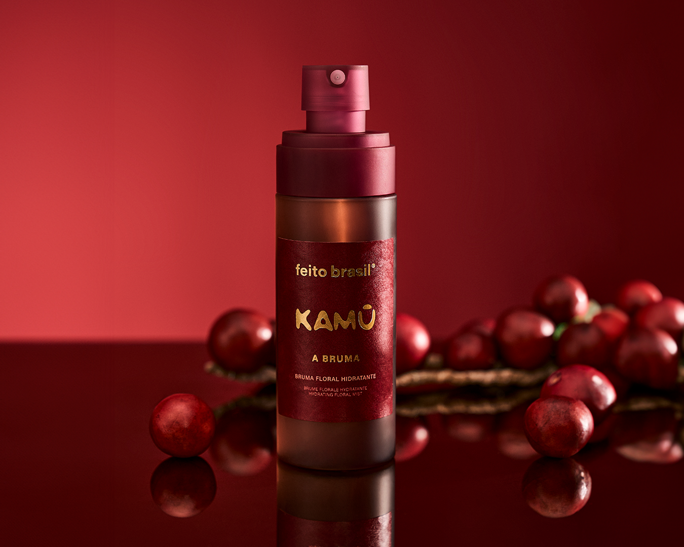 Não é só água: o tratamento pró-idade em spray com Camu-camu e Extrato de Vitória Régia