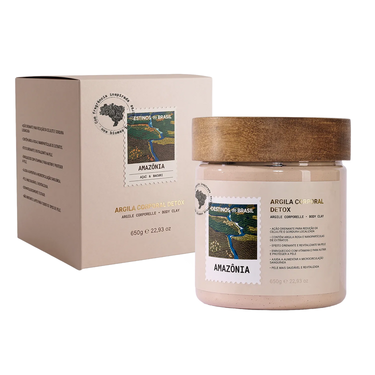 Argila Corpotal da marca feito brasil, produto para uso em spa e clínicas de estética, ideal para protocolos de detoxificação.