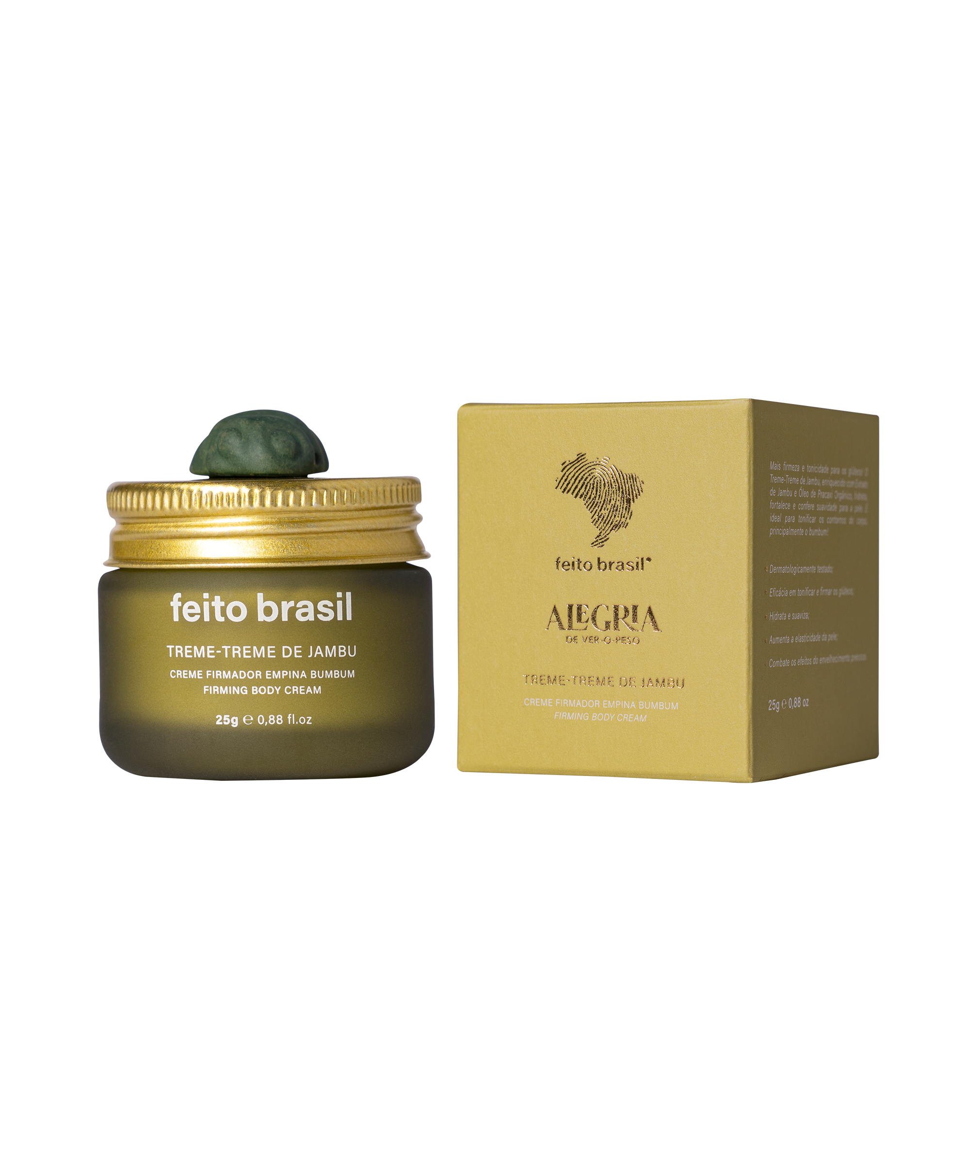 Creme Corporal de Jambu da Amazônia em versão miniatura para Brinde Corporativo de Luxo da marca brasileira feito brasil.