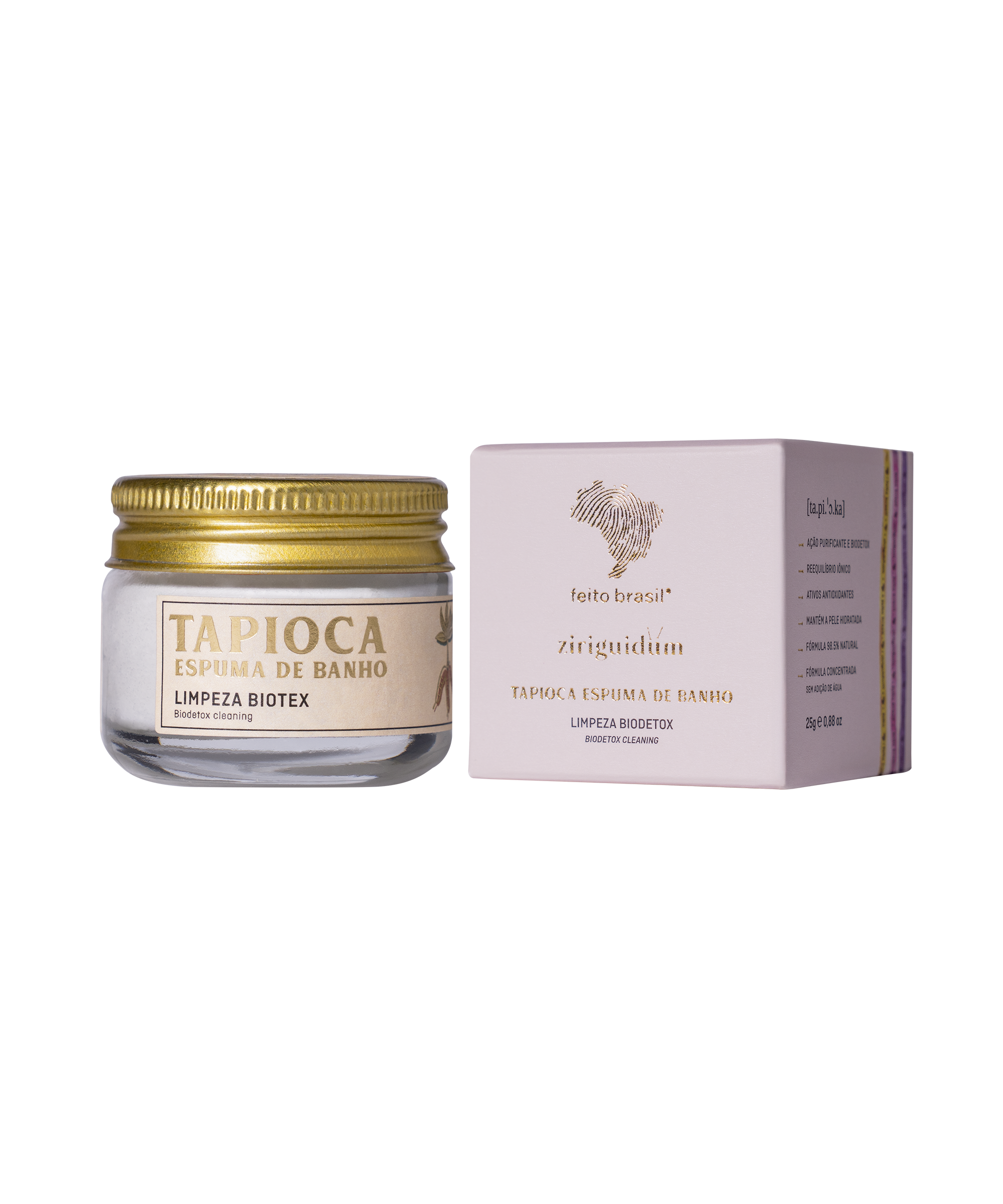 Tapioca Espuma de Banho, Brinde Corporativo de Luxo em tamanho miniatura da marca feito brasil.