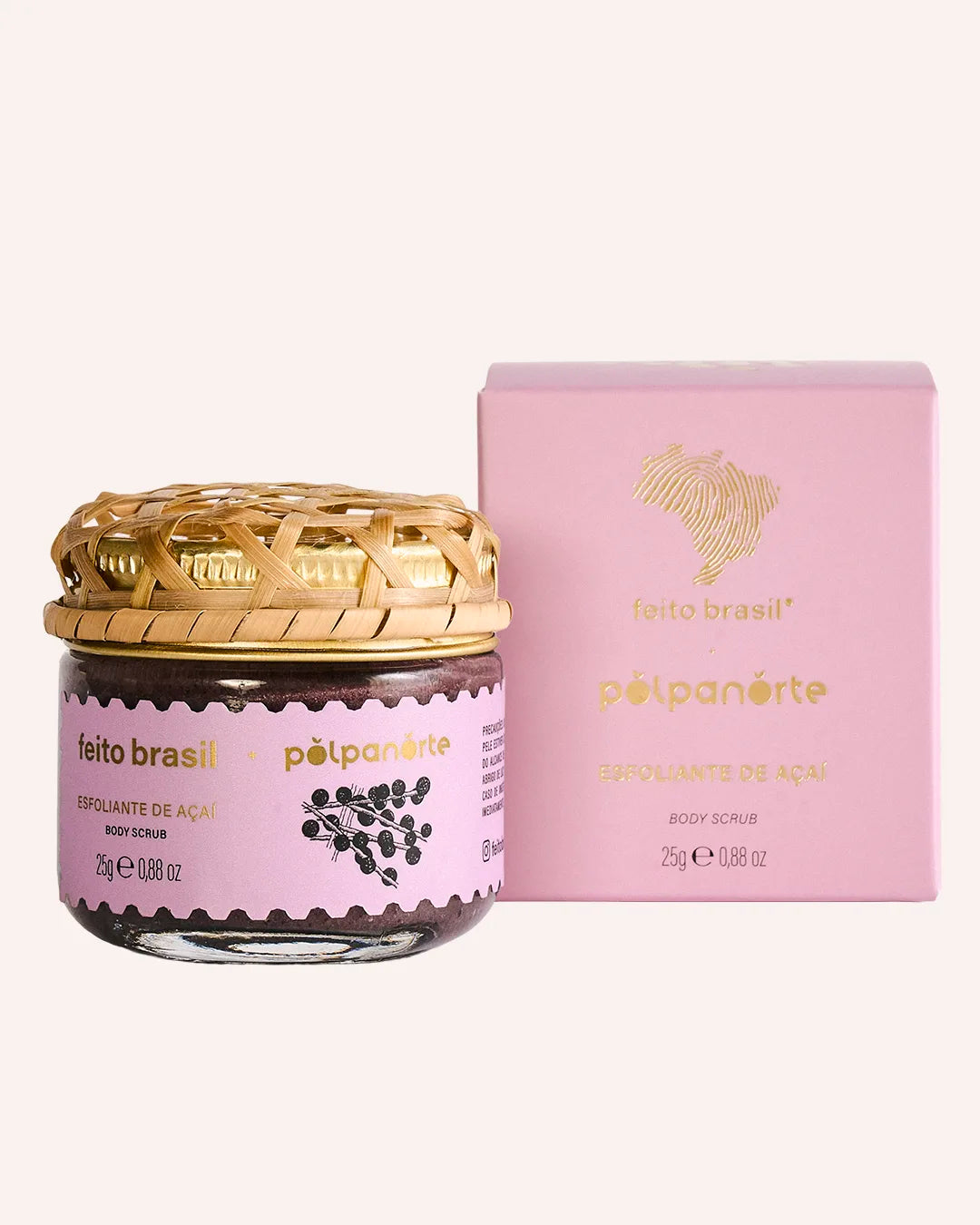 Kit Mini Esfoliante de Açaí + Mini Creme de Cupuaçu