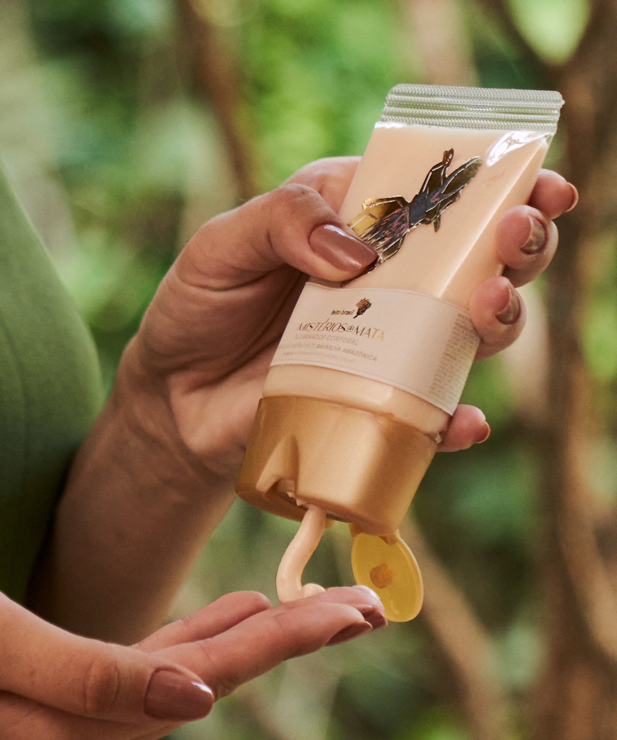 Mousse Hidratante Iluminador Baunilha Amazônica