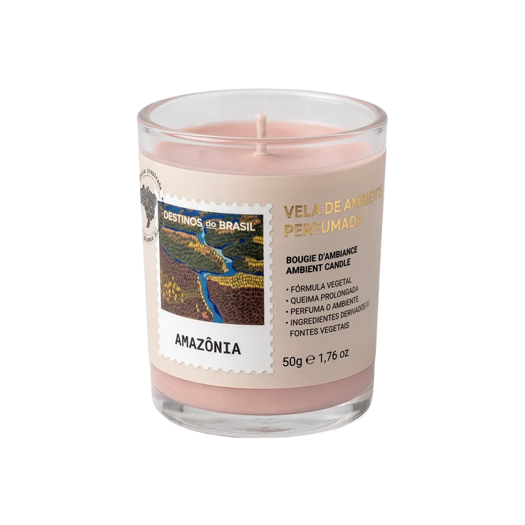 Brinde Corporativo ou Amenitie de Hotel, Vela de Ambiente Natural e Sustentável da marca feito brasil na versão 50g.