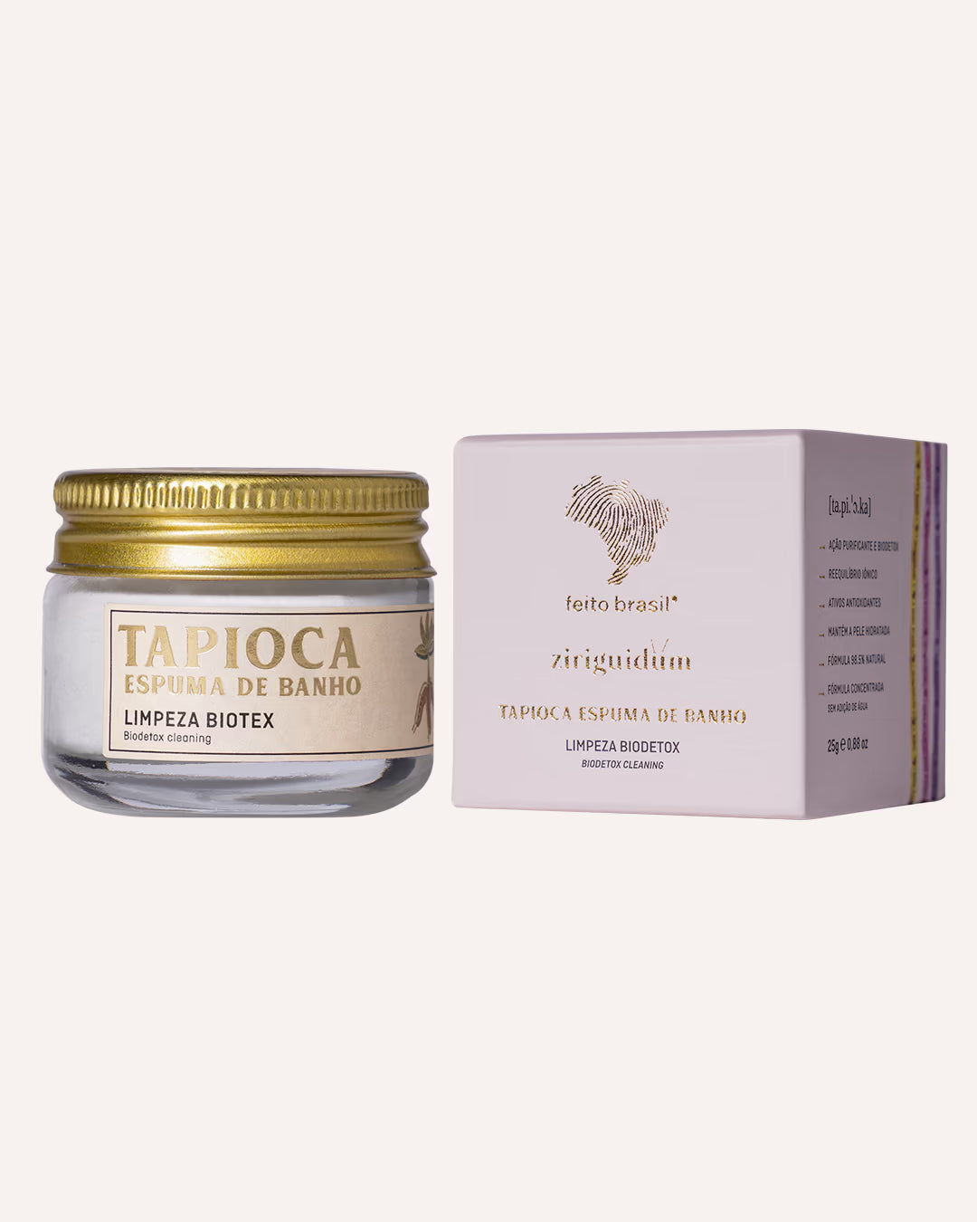 Tapioca espuma de Banho um amenitie para banho cremoso e inspirado na tapioca brasileira.