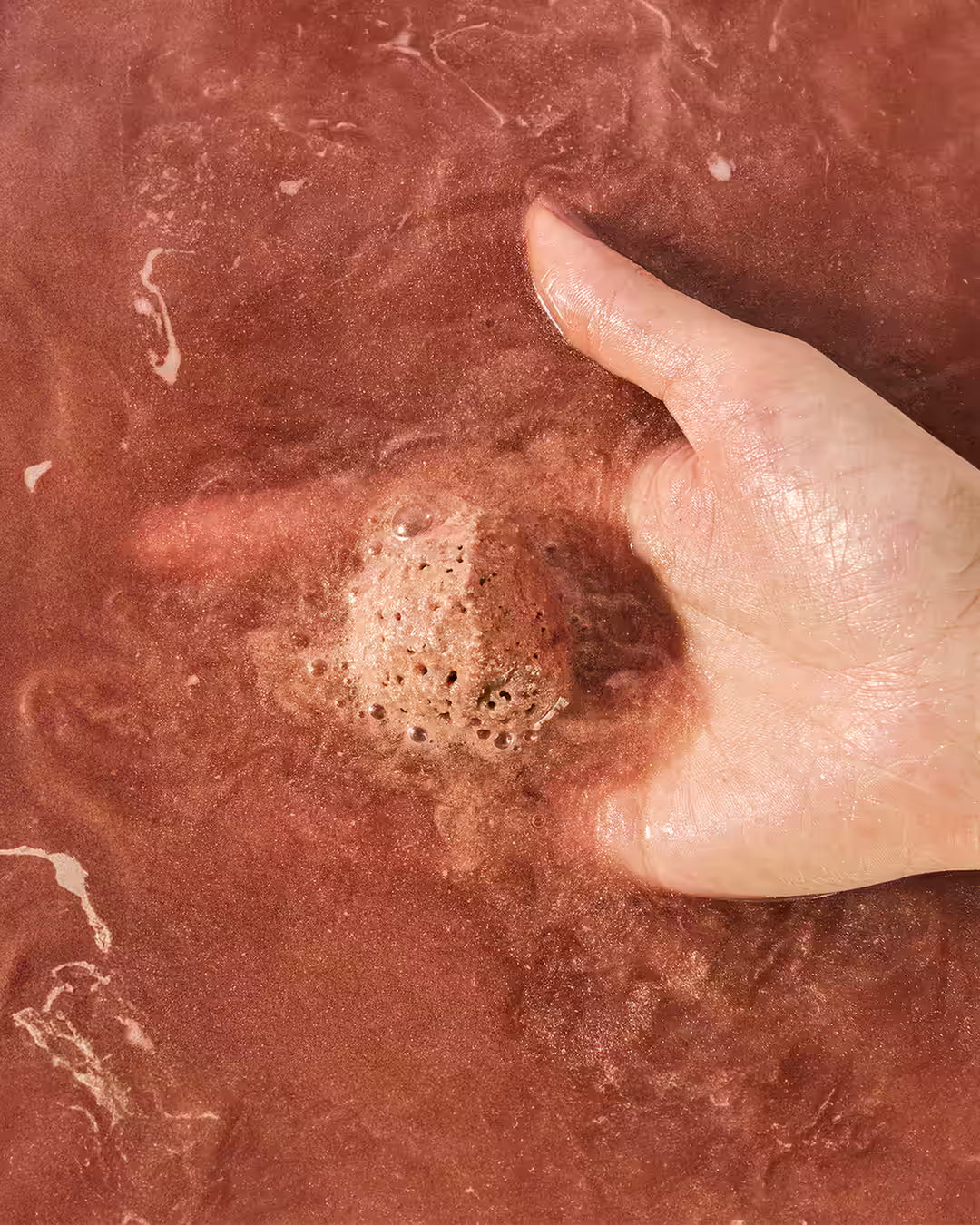 Bomba de banho efervescente Rosa Quartzo Amor feito brasil - Sal de banho de luxo para banheira de imersão
