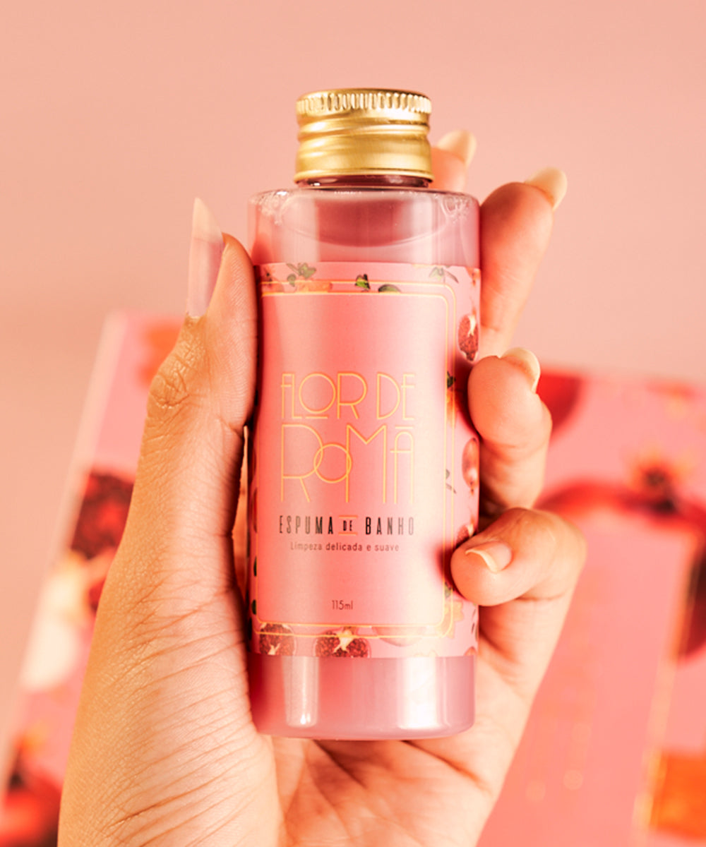 Espuma de Banho Flor de Romã