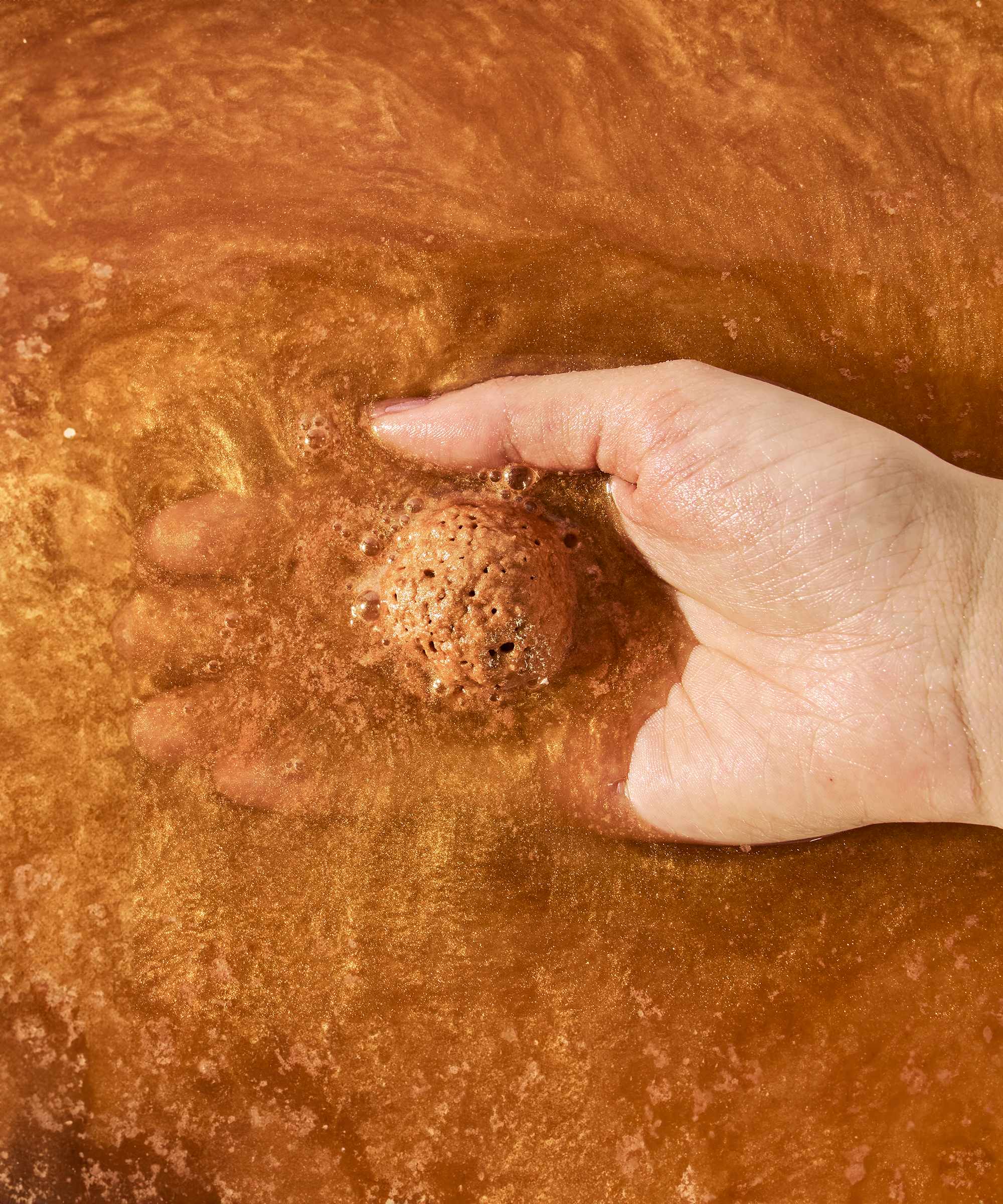 Bomba Efervescente Iluminadora Fortuna - Dourada