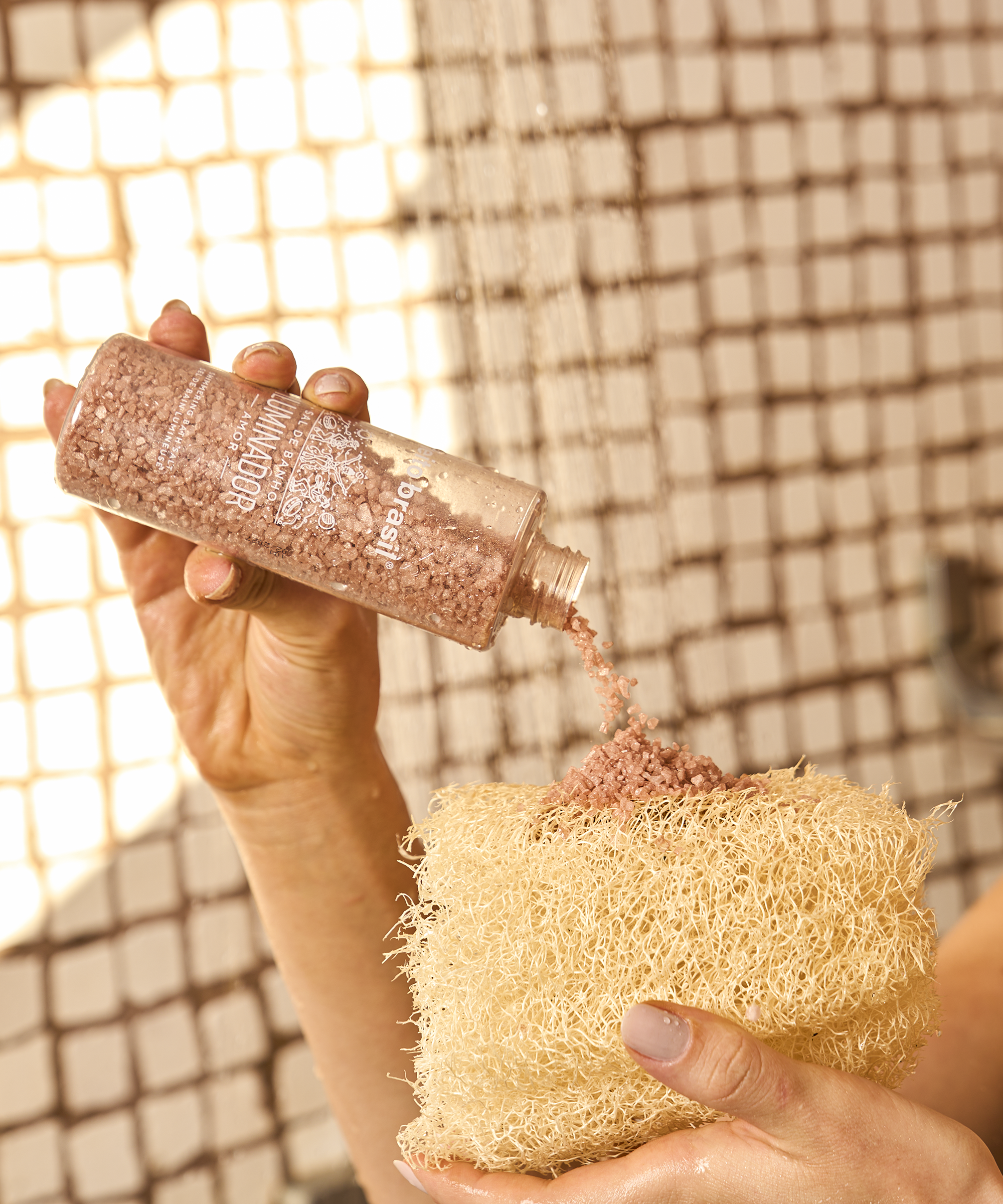 Sal de Banho Iluminador Rosa Quartzo Amor