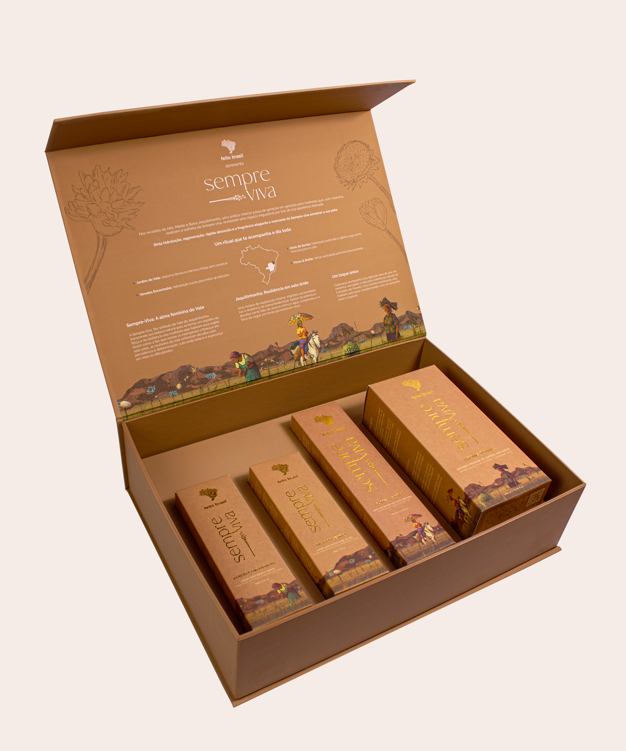 Caixa Luxo Sempre-Viva