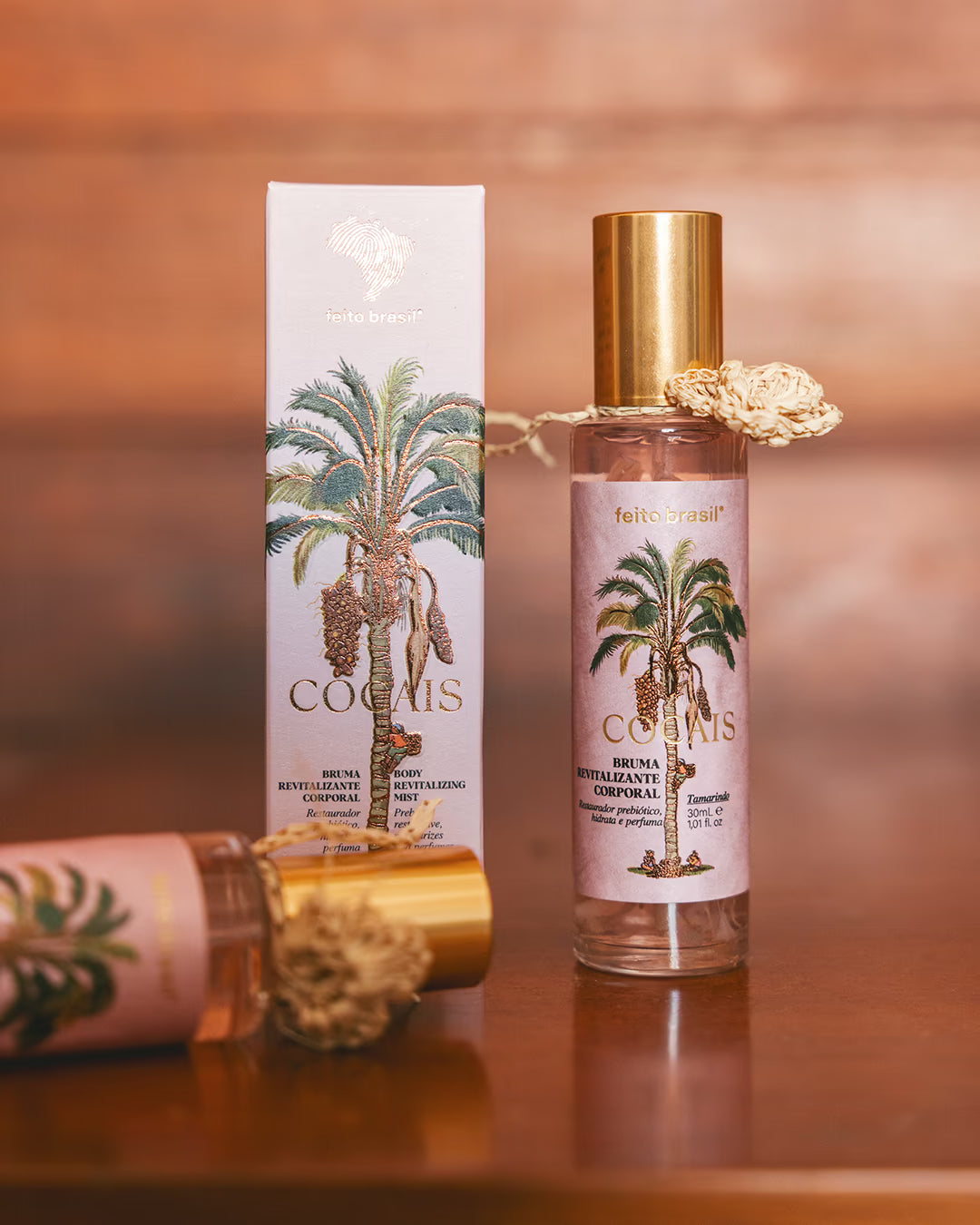 Miniatura da Bruma Revitalizante Cocais 30ml ideal para bolsa e viagens