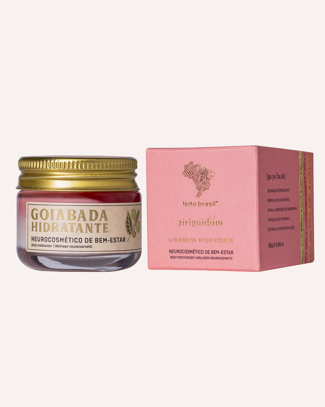 Amenitie de luxo vegano e sustentável Cosmético Hidratante do Bem-Estar da marca feito brasil.