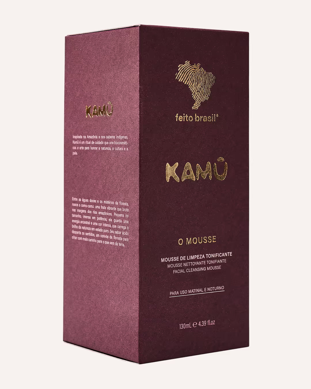 Mousse de Limpeza Tonificante 130ml da feito brasil com seu cartucho e benefícios para a pele