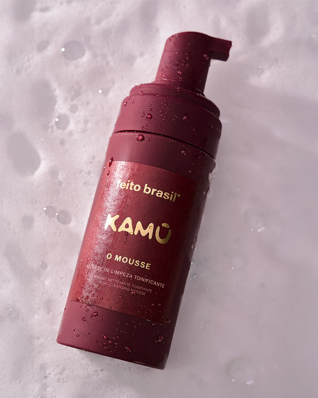 Mousse de Limpeza Tonificante com Camu-Camu Amazônico – feito brasil