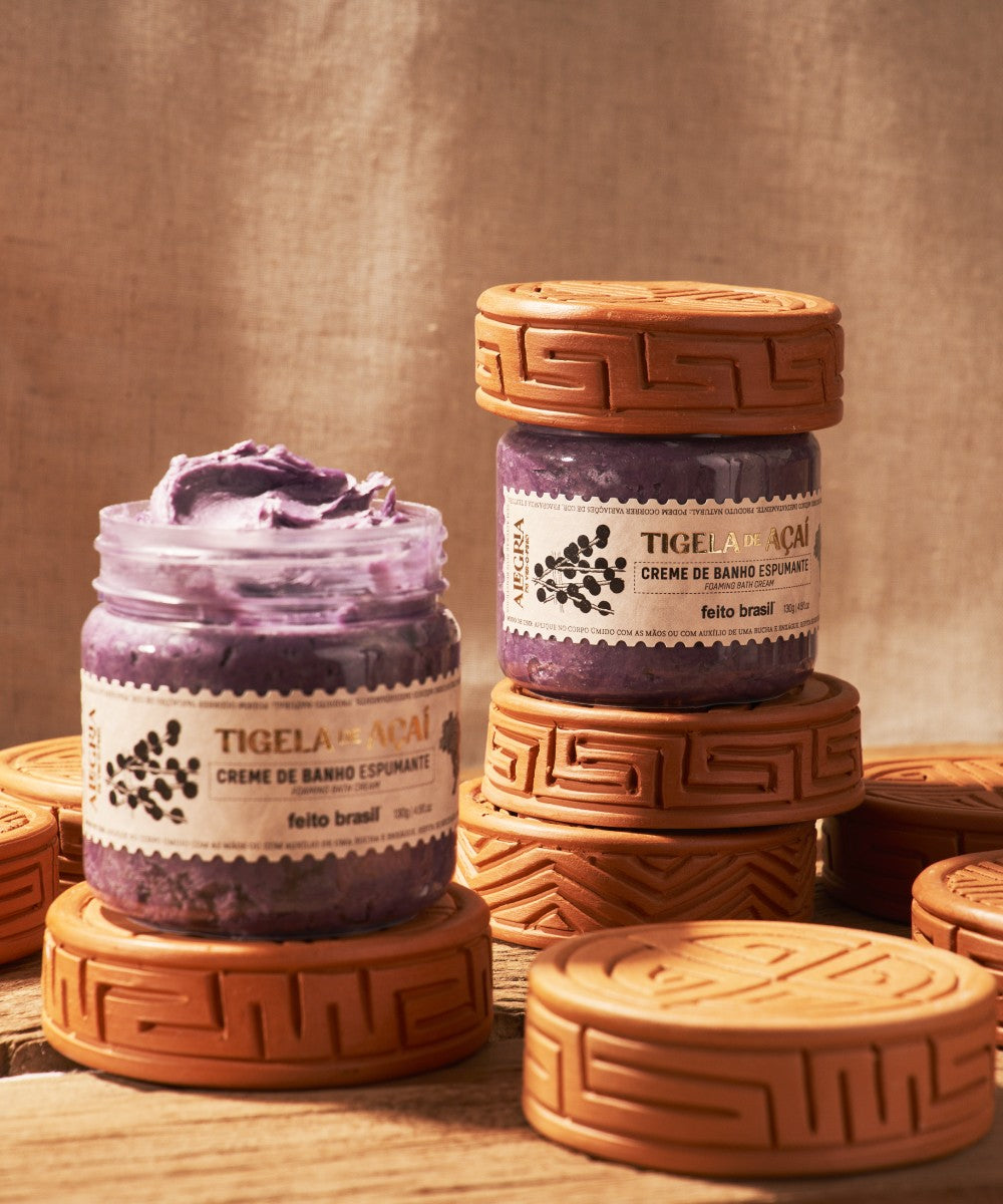 Creme de Banho Espumante - Tigela de Açaí