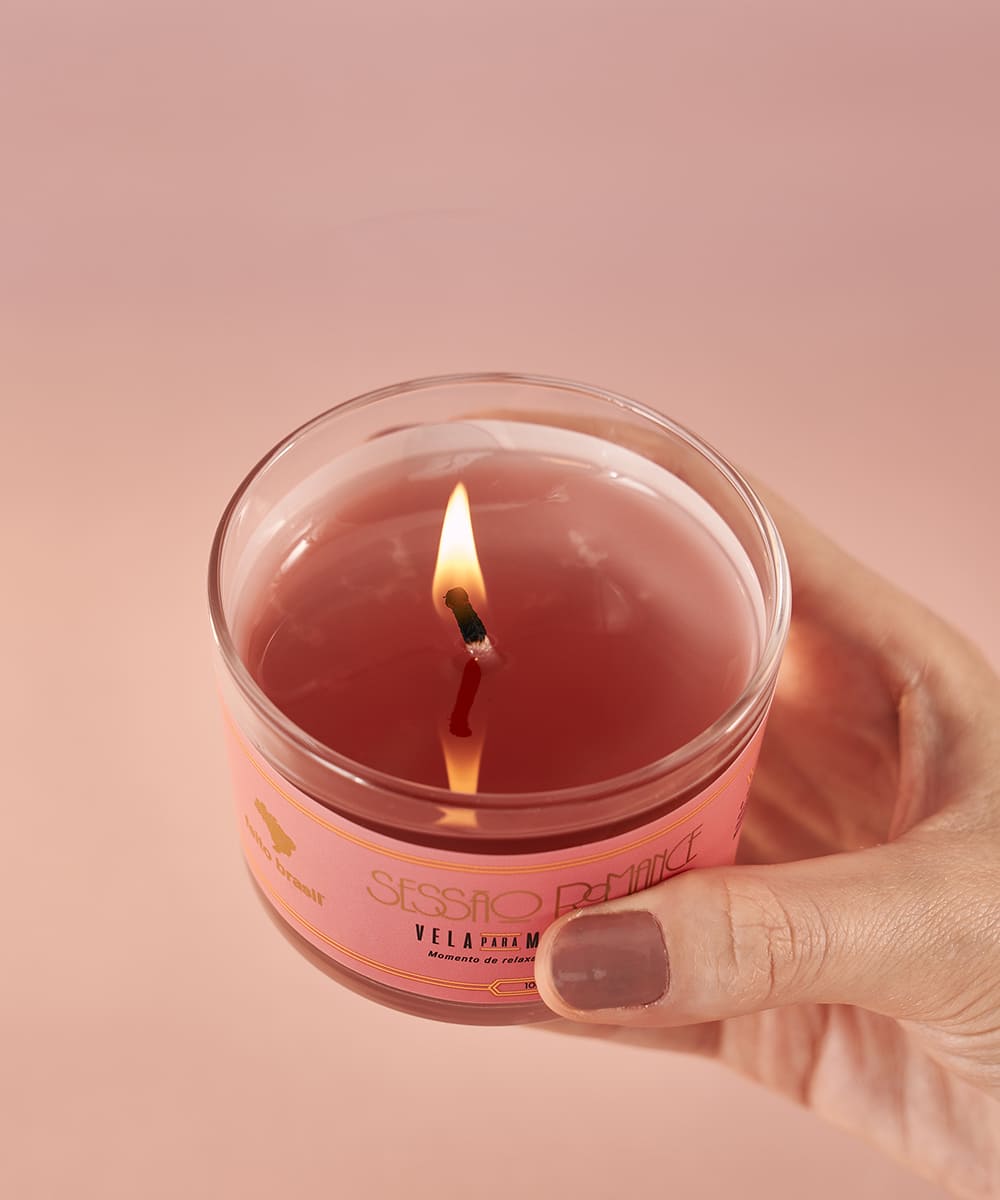 Vela Perfumada para Massagem Romance